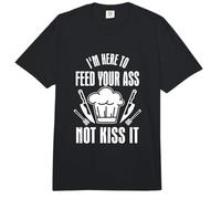 Cocinero Culinario Estoy Aquí para Alimentar Tu Culo Cita Chef Cocina Comfort Colors Adult Heavyweight T-Shirt