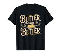 Cocinero Frances La Mantequilla Lo Mejora Cocina Francesa Camiseta