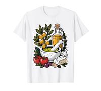 Cocinero Griego Casero Mezze Festin Mesa Griega De Comida Camiseta