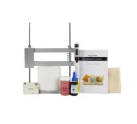 Cocinista Kit para Hacer Queso Manchego en Casa con Prensa, Molde con Pleita y Fermentos Incluye Cuajo, Cloruro Cálcico, Tela y Termómetro Guía Paso a Paso