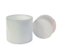 Cocinista Molde manchego mediano 600 g para hacer queso en casa, microperforado con pleita tradicional, apto alimentario PE PP, 90x50 mm