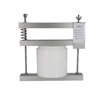 Cocinista Prensa para Hacer Queso Casero con Regla Graduada, Prensado Uniforme y Control de Presión, Acero Inoxidable y Aluminio, Compatible con Moldes hasta 19x18 cm