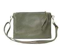 COCINUT, Cartera de Mano, Compacta y Elegante, Piel, Diseño Compacto con Cremallera, Ideal para Uso Diario, Versátil y Práctica, 27x20x1 cm / 0.25 kg/Verde Militar