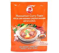 Cock Pasta de Curry Matsaman Cock, Medianamente Picante, Cocina Auténtica Tailandesa, Ingredientes Naturales, Vegano, Halal y sin Gluten 50 g
