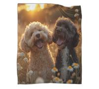 Cockapoo - Manta de franela, bonita manta para niños, adolescentes y adultos, regalos para amigos, familia, suave, acogedora, lujosa manta para sofá cama, 60 x 80 pulgadas (150 x 200 cm)