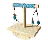Cockatiel Enrichment Toys | Bird Perch Stand,Wood Lovebirds Toy,for Macaw Conure Budgies Pet Parents Animal Lovers Trainers Shelters Living Room Bedroom Study Home