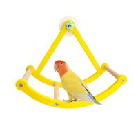 Cockatiel Perch - Wooden Interactive Sparrow Exercise Wheel, Bird Toy Perch, Chew-Resistant Interactive Sparrow Exercise Wheel, Interactivee Rocking Parakeet Toys | For Conures Cockatiel Finches Parak