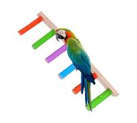 Cockatiel Toys, Bird Ladder for Cage,Juguetes de jaula de pájaros oscilante de madera - Herramienta pesada e interactiva de afilado de garras para Parakeet Trae Lovebird