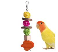 Cockatiel Toys - Natural Wood Rattan Ball | Balls For Birds | Decoración De La Jaula Para Pájaros | Juguete De Jaula Para Pájaros Para Amigos, Tortolitos, Conuciones, Macaw, Periquito, Caca