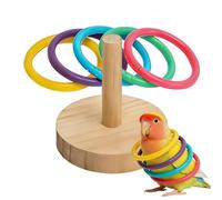 Cockatoo Toys - 7,7 x 7,7 x 8,5 cm Bird Toys Enrichment Interactive Puzzle | Cócteles Interactive Toy | Interactives Bird Ring Puzzle Game for Parrot Parakeet Conure Canary Lovebird Cockatoo