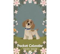 Cocker Spaniel 2025-2026 Pocket Calendar: Stylish Mini Planner: 24 Months of Organization in Your Pocket! Compact at 4x6.5 inches