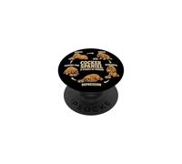 Cocker Spaniel 5 Etapas del Hambre Divertido Regalo Amante de los Perros PopSockets PopGrip Adhesivo
