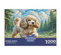 Cocker Spaniel Americano Puzzle Imposible,desafío for Adults Juego Educativo 1000 Piezas Obra De Arte De Juego De para Adultos Y Niños 38x26cm/1000pcs