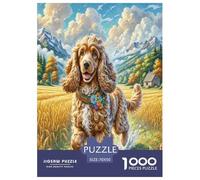 Cocker Spaniel Americano Puzzles Imposible,desafío for Adults Juego EduGatoivo 1000 Piezas Obra De Arte De Juego De para Adultos Y Niños 70x50cm/1000pcs
