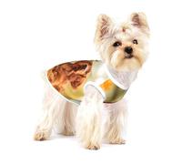Cocker Spaniel Autumn Park Perros Spaniel Marrón,Camiseta de algodón sin Mangas para Mascotas, Chaleco Transpirable, Suave y elástico para Cachorros,S