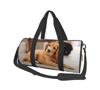 Cocker Spaniel Cachorro Spaniel Pequeño Perros Mascotas, Bolsa de Viaje de Gran Capacidad, Bolso Redondo, Bolsa de Viaje Deportiva, Bolsa de Mano, Bolsa de Fitness
