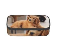 Cocker Spaniel Cachorro Spaniel Pequeño Perros Mascotas, Estuche para lápices, Estuche para lápices Estuche para lápices de Gran Capacidad Estuche para cosméticos
