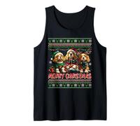 Cocker Spaniel Christmas Tree Decorations Dog Lover Xmas Camiseta sin Mangas