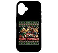 Cocker Spaniel Christmas Tree Decorations Dog Lover Xmas Carcasa para iPhone 16