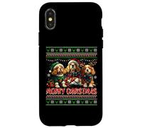 Cocker Spaniel Christmas Tree Decorations Dog Lover Xmas Carcasa para iPhone X/XS
