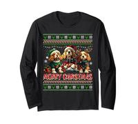 Cocker Spaniel Christmas Tree Decorations Dog Lover Xmas Manga Larga