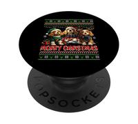 Cocker Spaniel Christmas Tree Decorations Dog Lover Xmas PopSockets PopGrip Adhesivo