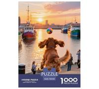 Cocker Spaniel Inglés 1000 Piezas Impresionante Puzzle Cachorro Inteligencia Juguete Pasatiempo Creativo Diversión Educativo 70x50cm/1000pcs