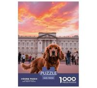 Cocker Spaniel Inglés 1000 Piezas Rompecabezas Clásicos Cachorro Puzzle Inteligencia Juguete Regalo Creativo para La Relajación Diversión Educativo para Niños Y