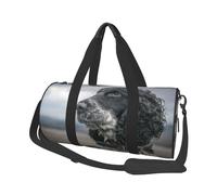 Cocker Spaniel Inglés Orejas Grandes Y Rizadas Negro, Bolsa de Viaje de Gran Capacidad, Bolso Redondo, Bolsa de Viaje Deportiva, Bolsa de Mano, Bolsa de Fitness