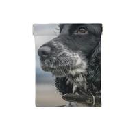 Cocker Spaniel Inglés Orejas Grandes Y Rizadas Negro, Squeeze Top Wallet Bolsa de Almacenamiento para Mujer Monedero pequeño Bolsa de Cambio