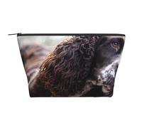 Cocker Spaniel Inglés Perros Rizados Blanco Pardusco, Bolsa de artículos de tocador Bolsa de Maquillaje Bolsa de cosméticos Bolsa de artículos de tocador de Viaje portátil