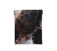 Cocker Spaniel Inglés Perros Rizados Blanco Pardusco, Squeeze Top Wallet Bolsa de Almacenamiento para Mujer Monedero pequeño Bolsa de Cambio