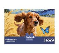 Cocker Spaniel InglésJigsaw Puzzles for Adults 1000pcs Age 12+ for Adults Challenging & Brainteasing Beautiful Decoration for Aduits Kids38x26cm/1000pcs