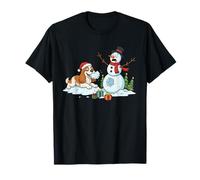 Cocker Spaniel, muñeco de Nieve, árbol de Navidad, para Mujer, Hombre y niño Camiseta