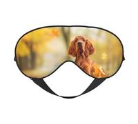 Cocker Spaniel Otoño Parque Perros Spaniel Marrón, Cubreojos completos Antifaz bloqueador de luz Antifaz para dormir Antifaz suave con los ojos vendados Noche