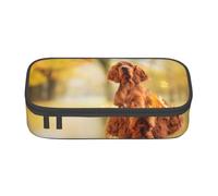 Cocker Spaniel Otoño Parque Perros Spaniel Marrón, Estuche para lápices, Estuche para lápices Estuche para lápices de Gran Capacidad Estuche para cosméticos