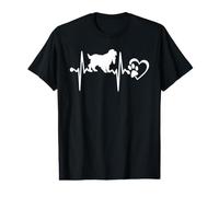 Cocker Spaniel Perro Pata Latido del Corazón Divertido Camiseta gráfica económica