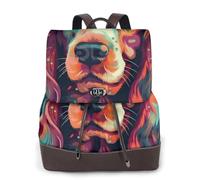 Cocker Spaniel Puppy in Ladies Travel Fashion Back Pack,Casual Backpack Print Women's Leather Backpack for Work