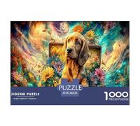 Cocker Spaniel Puzzle 1000 Piezas, Juego Educativo, Desafío, Clásicos para Adultos Y Niños A Partir De 12 Años Imposible Rompecabezas - Obra De Arte 38x26cm/1000pcs