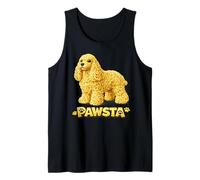 Cocker Spaniel Spaghetti Fideos Comida Italiana Cachorro Amor Camiseta sin Mangas