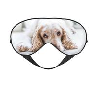 Cocker Spaniel Spaniel Marrón Perros Tristes Perros Mascotas, Cubreojos completos Antifaz bloqueador de luz Antifaz para dormir Antifaz suave con los ojos vendados Noche