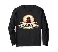 Cockroach Janta Party Shirt India Youth Protest Satire Polit Manga Larga