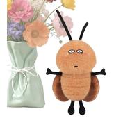 Cockroach Plush (Cartoon Hanging Ornament) - Cute Creative Soft Stuffed Animal Doll | Funny Playful Plush Toy For Birthday Party | Cockroach Stuffed Doll For Boys Girls Nursery Home Desk Bedside Table