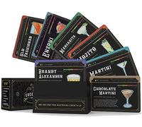 Cocktail Cards 100 recetas de cócteles para dominar la coctelería, formato de fichas de barman, instrucciones paso a paso e instrucciones en vídeo (idioma español no garantizado)