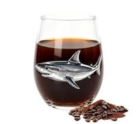 Cocktail Drinking Cup, Coastal Glassware, Reusable Bar Cup