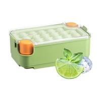 Cocktail-Eiswürfelformen Mit Deckel - Flexible & Wiederverwendbare Form Für Whiskey | Große Kapazität & Leichter Auswurf Für Kaffee & Kaltgetränke | Stapelbarer Eiswürfelbehälter Für Partys Küche & Ca