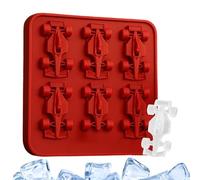 Cocktail Ice Molds, Silicone 6-Grid Frost Trays, Reusable Easy Release Cube Maker, Uncommon Race Car Shape, Perfect for Bourbon, Wine, Whisky, Cocktail, Juice, Drink Chilling, Kitchen Gadget
