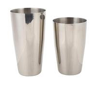 Cocktail Shaker Stainless,Steel 2Pcs 500 800ml Cup Kit Glossy Dishwasher Safe Bar, Shaker Drink Mixer for Parties and Events