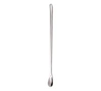 Cocktail Spoon - Stainless Steel Strong Grip Stirring Cutlery, Coffee Spoon for Bar Mixing, Spiral Twisted Stem Tool, Long Handle Beverage Agitator, Drinkware Accessory for Iced Tea Whiskey