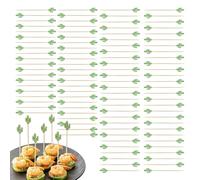 Cocktail Sticks - Reusable Metal Toothpick Cocktails Picks, 100 Pieces Design Charcuterie Sticks Decorations | 12CM Cocktail Skewers For Home Bar Party Wedding Birthday Holiday Gathering Club